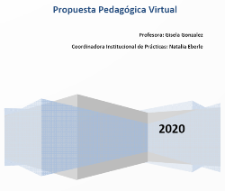 Propuesta Pedagógica Virtual